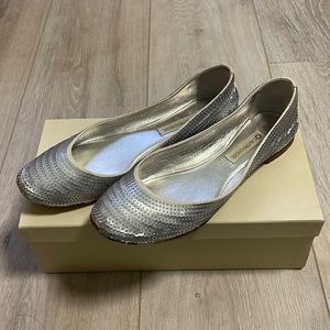 L’autre Chose silver sequin flats*